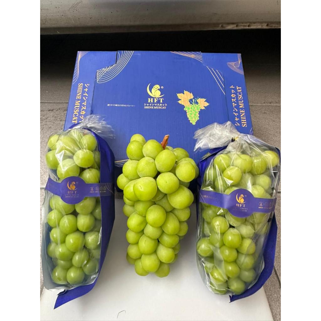 

Anggur Shine Muscat Premium 1 Dus (4.5Kg, 3Kg, 2Kg) Fresh Import