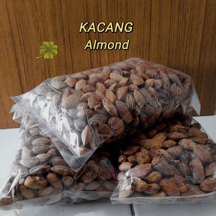 

Kacang Almond gurih enak kemasan 1kg