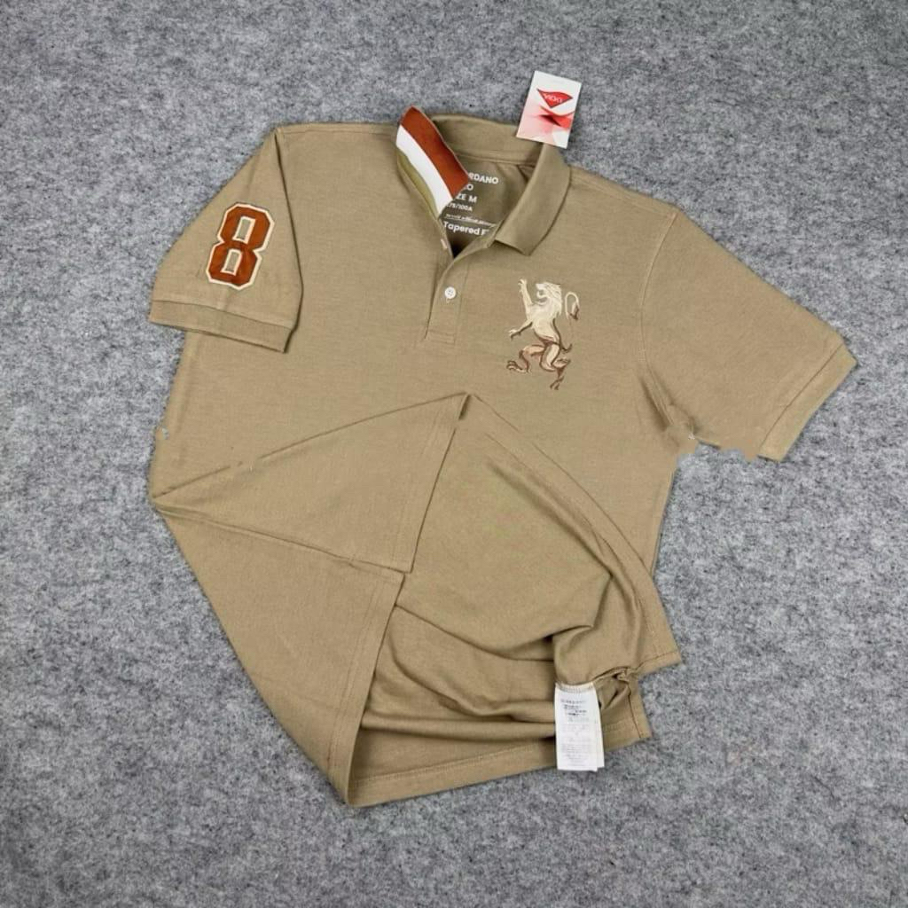 Kaos kerah Giordano polos new terlaris//COD//kaos CVC