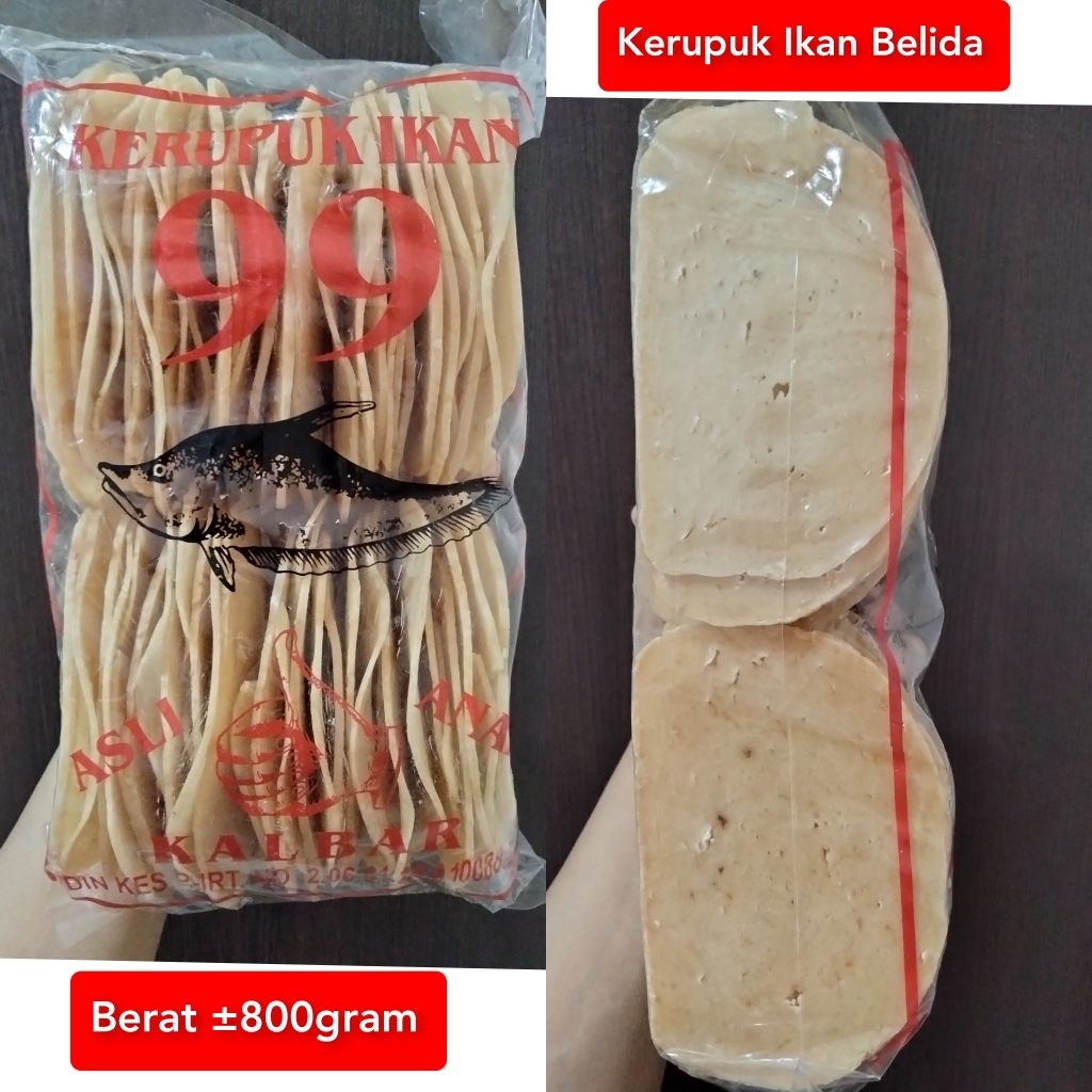 

Kerupuk Ikan Belidak Pontianak / Kerupuk Ikan 99 / Kerupuk Ikan Anai / Kerupuk Ikan Belida / Krupuk Mentah / Kerupuk Pontianak / Fish Crackers
