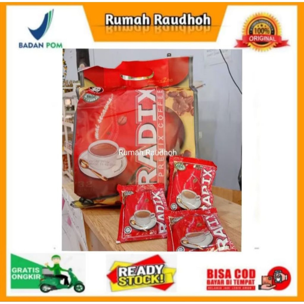 

KOPI RADIX HPA 1 PACK ISI 32 SACHET IMPORT MALAYSIA - KOPI 7 ELEMEN ORIGINAL