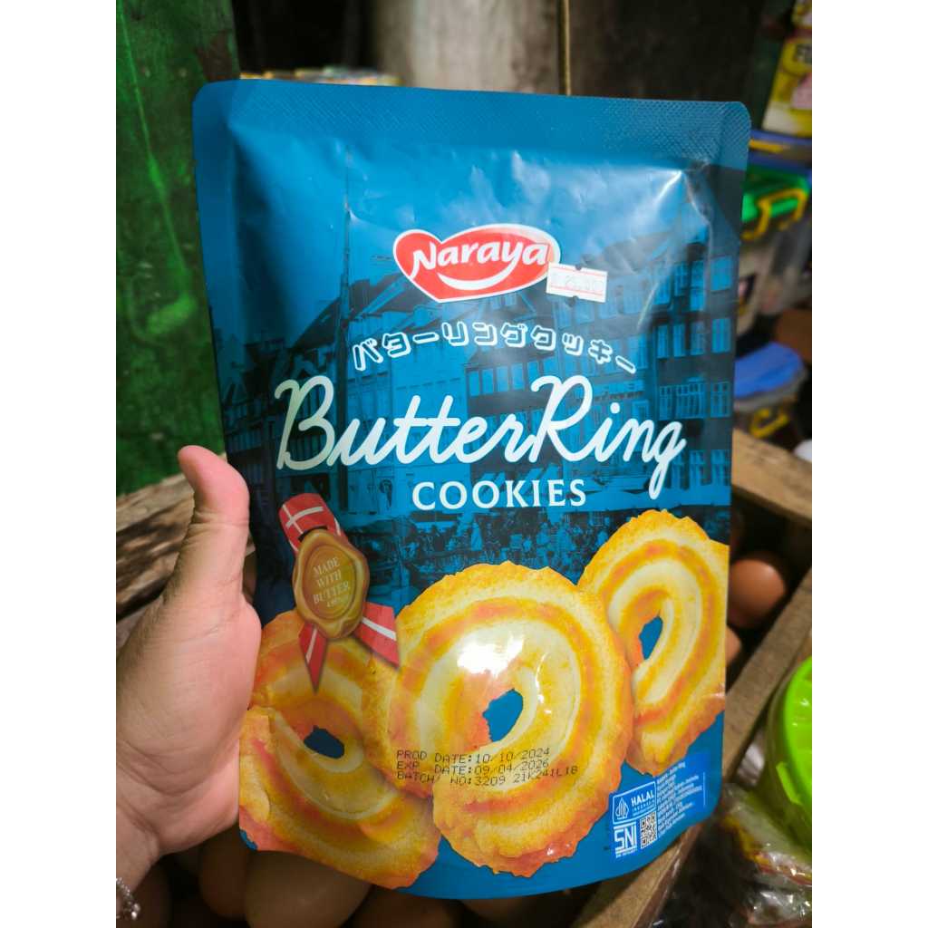 

Naraya Butter Ring Cookies 150 Gram