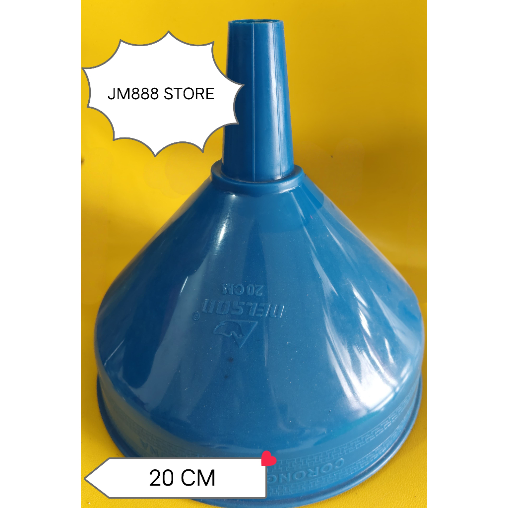 Corong air minyak plastik kecil besar / corong air / corong minyak plastik - 20 cm