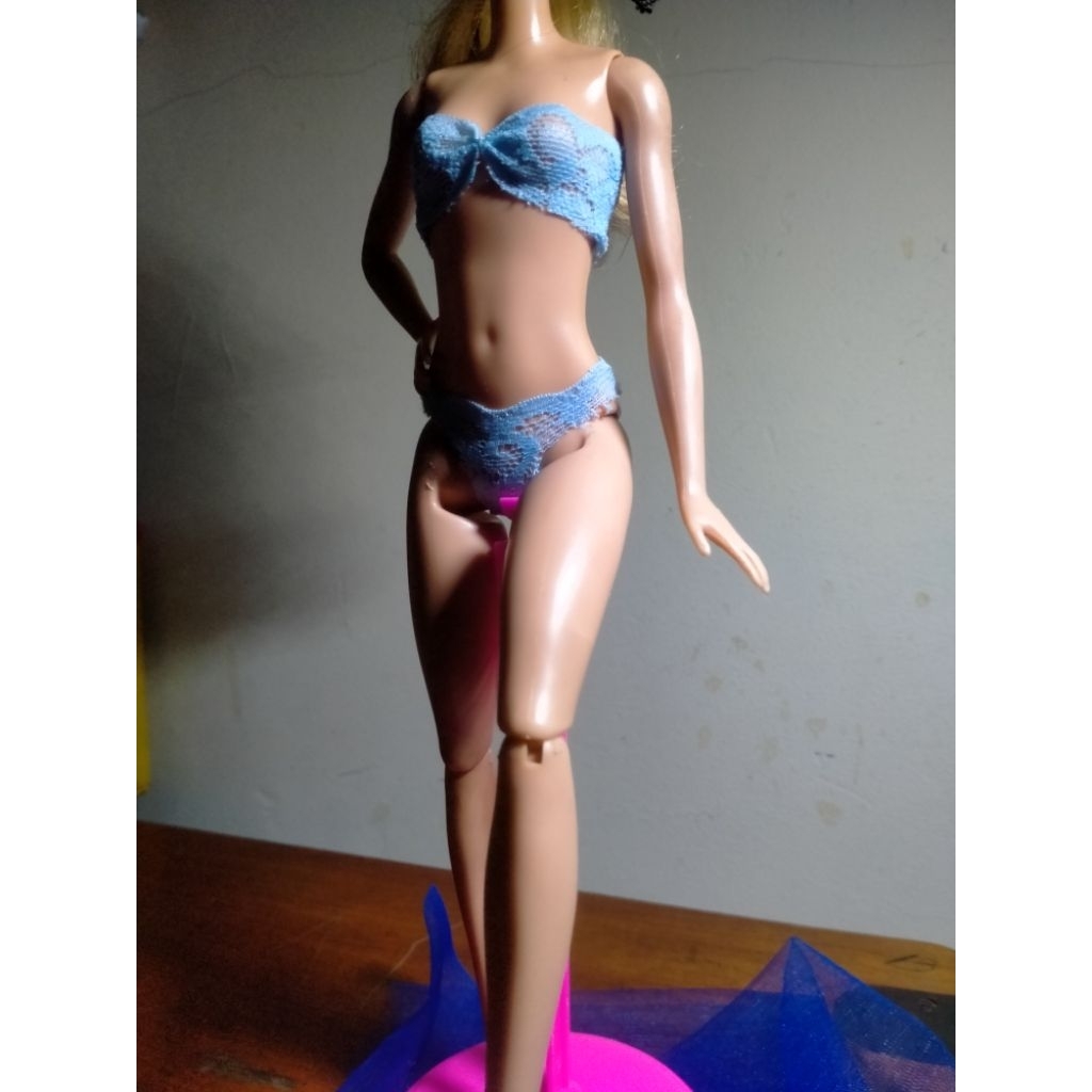 pakaian dalam/lingerie Barbie mattel baby pink
