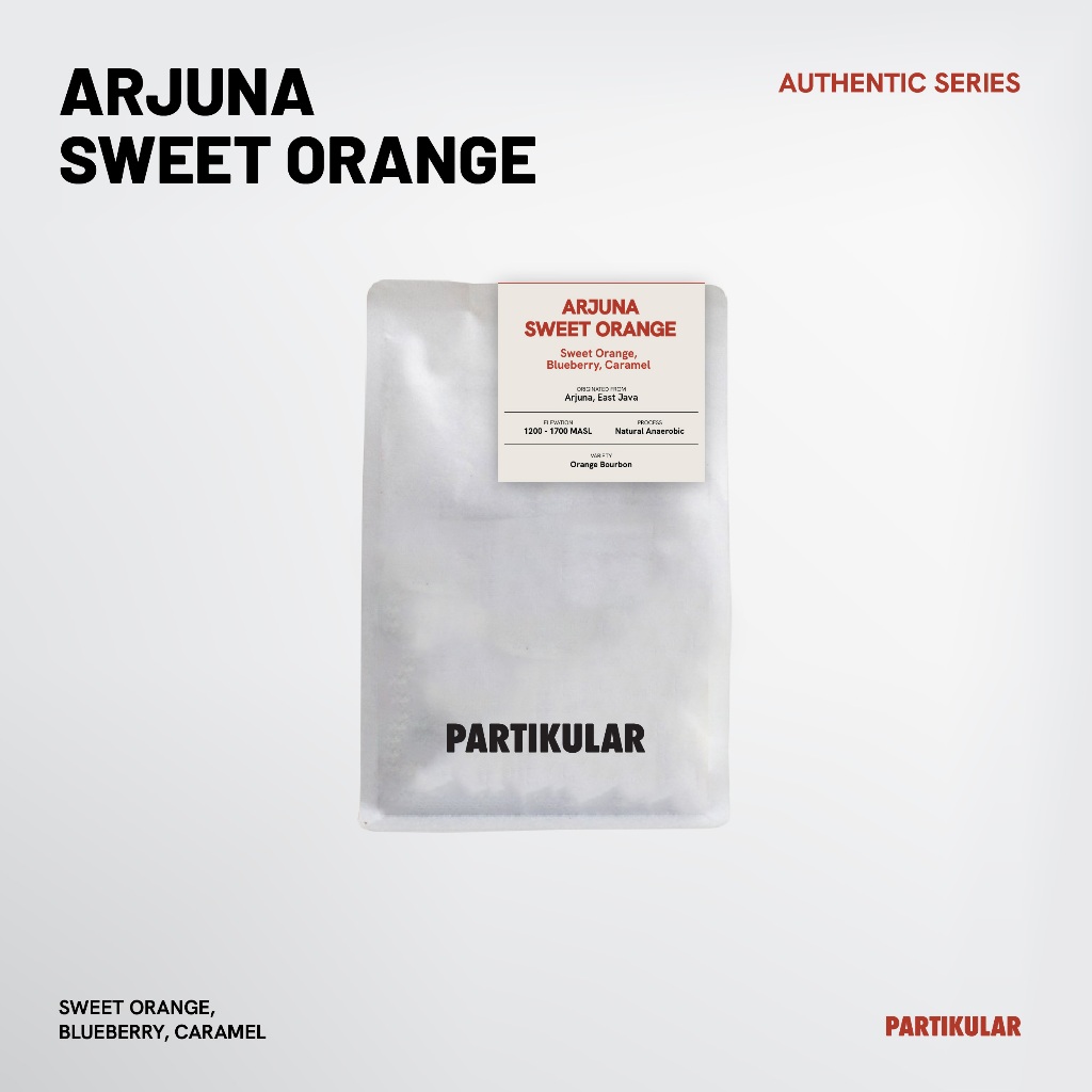 

Biji Kopi Arabika Arjuna Sweet Orange Specialty Coffee Beans Arabica by Partikular Coffee