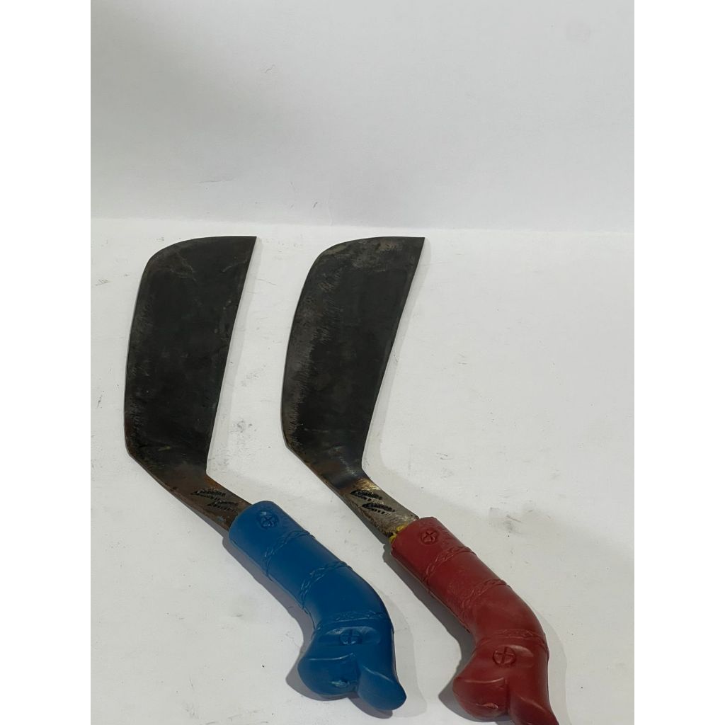 Parang/Golok/Pisau Rumput Baja Cap Daun + Free Uluk Plastik