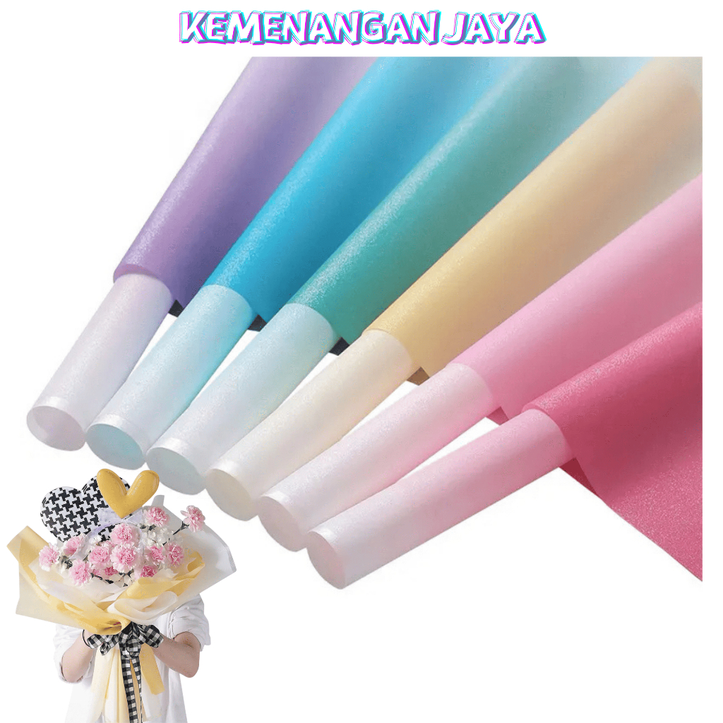 

Isi 15 LEMBAR Kertas Buket Motif Gradasi Bunga Florist Flower Wrapping Paper Gradient Cellophane KB027