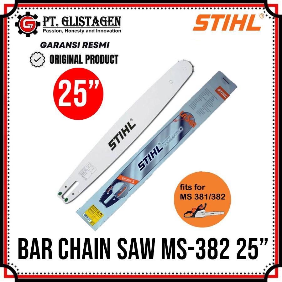 Sthil Bar Laser Chainsaw 25 Inch MS382 Guide Bar Chain Saw Pisau ChainSaw 25" MS-382