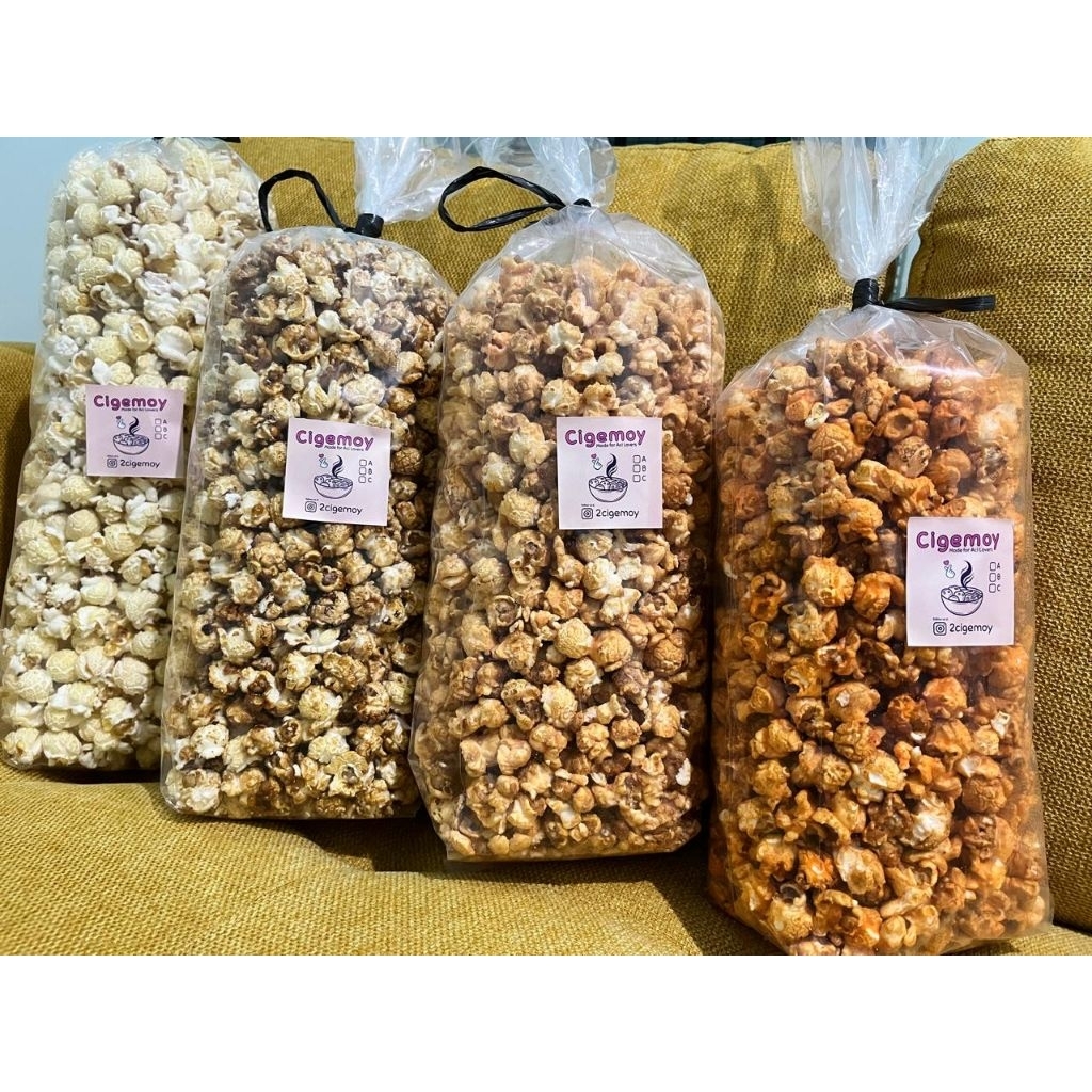 

Popcorn Cigemoy Premium Karamel Balado Keju Coklat Jumbo