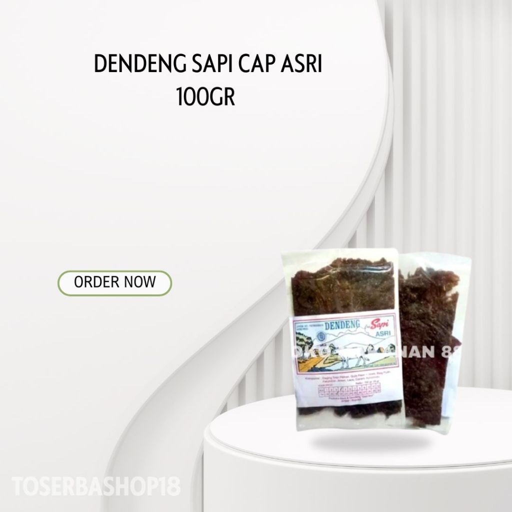 

Makanan Siap Saji / Dendeng Sapi Cap Asri 100gr