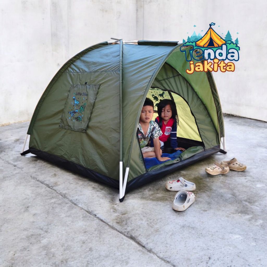 BIG SALE TENDA ANAK TENDA MAINAN SERU MAINAN RUMAH-RUMAHAN TENDA KARAKTER BARBIE, TAYO, CINNAMOROLL,