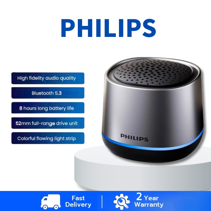 Philips Speaker Bluetooth Wireless Stereo Mini HiFi Portable Original / Speaker Bluetooth TAS1009