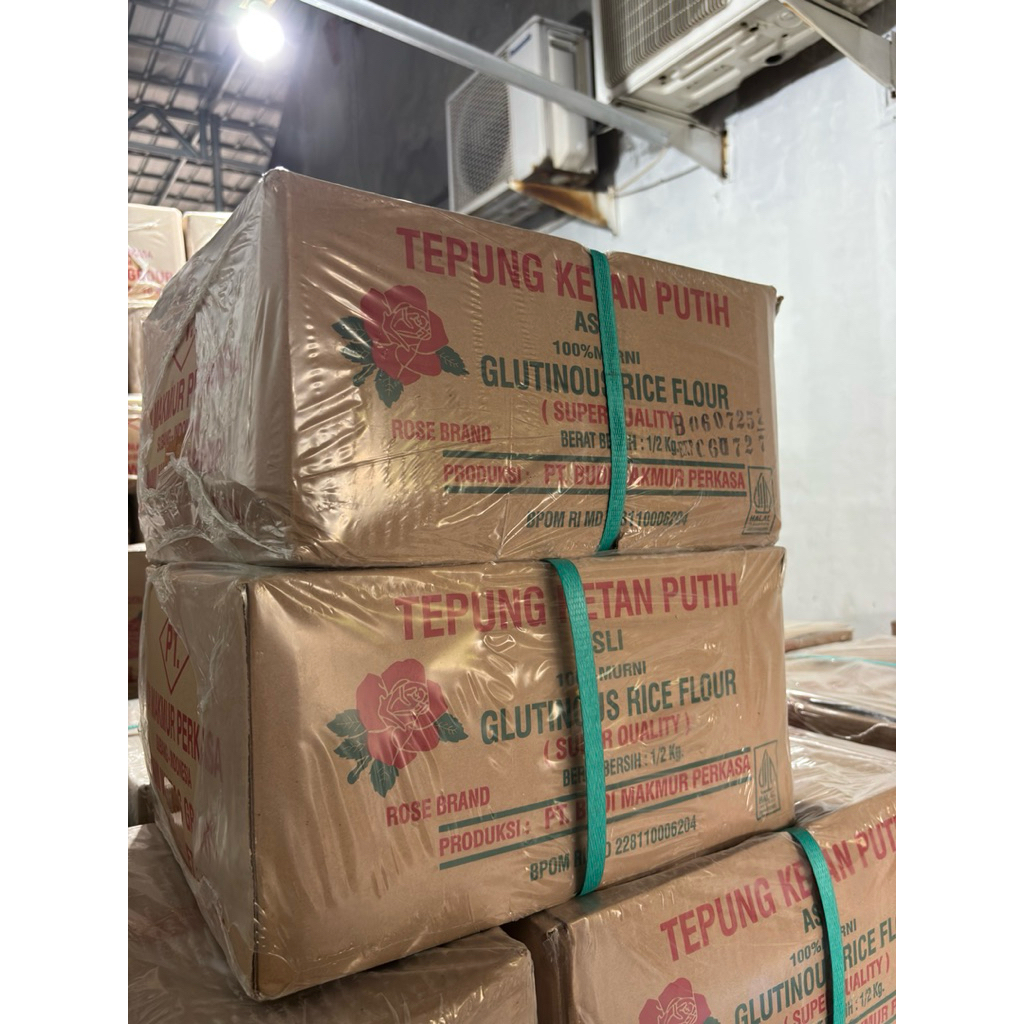 

Tepung Ketan Putih Rose Brand 500gr (Karton)