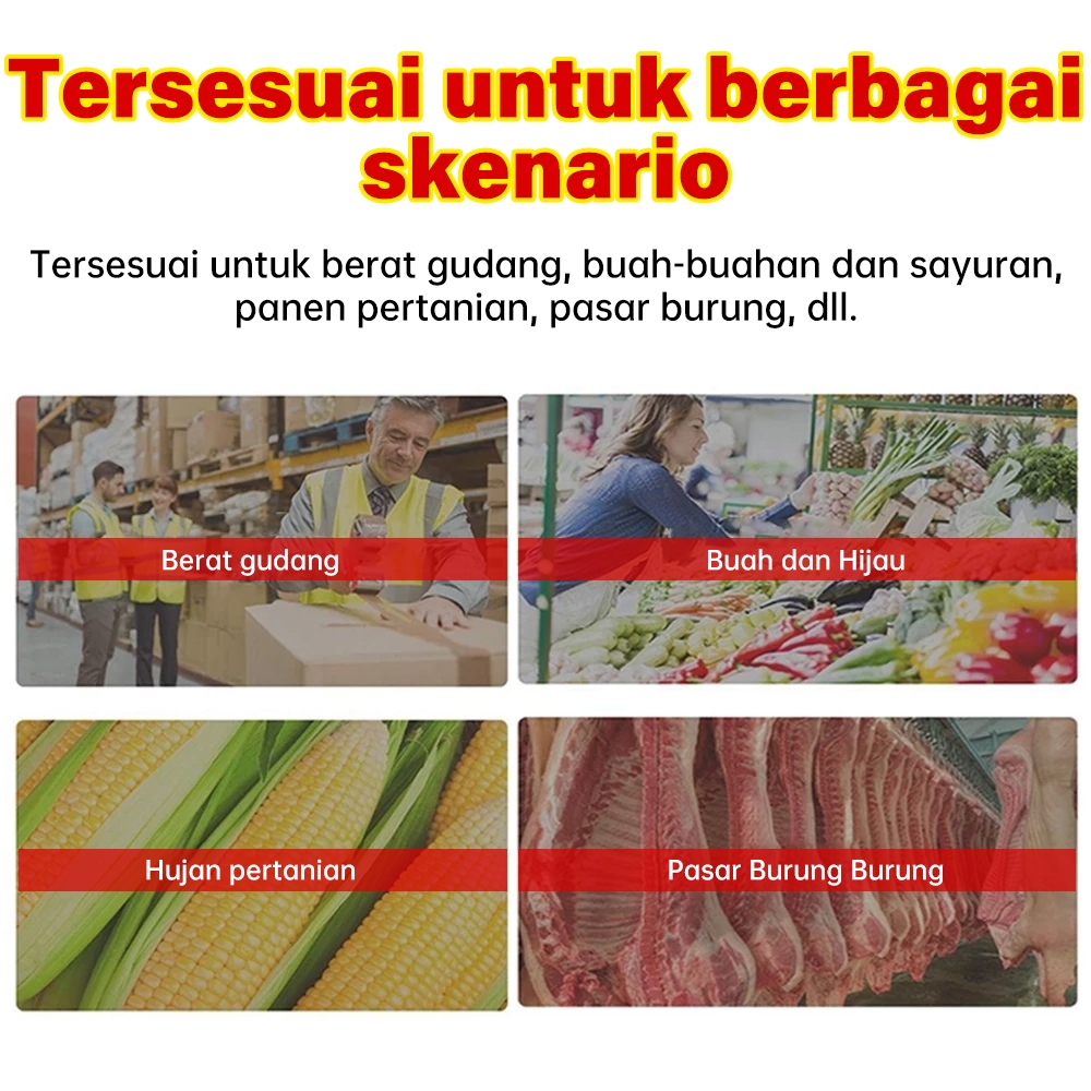 D3W Timbangan duduk digital 200 kg / timbangan kargo / timbangan lantai 200 kg / timbangan duduk