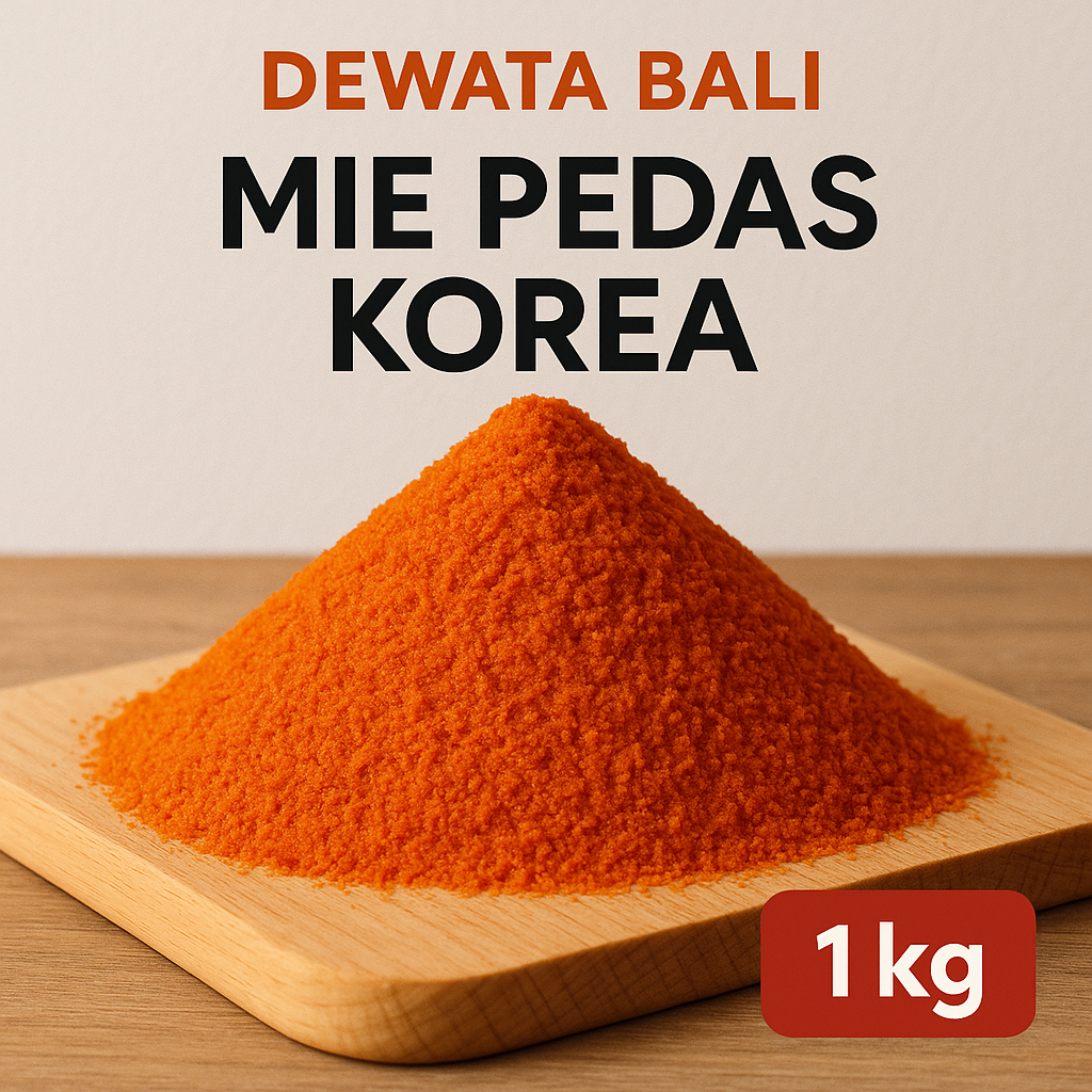 

Mie Korea Pedas 1Kg Dewata Bali – Super Hot! Bikin Nagih & Keringetan, Favorit Anak Muda & Pecinta K-Drama