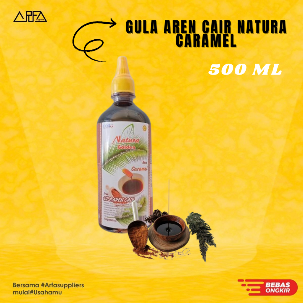 

Gula Aren Cair Caramel Natura 500ml
