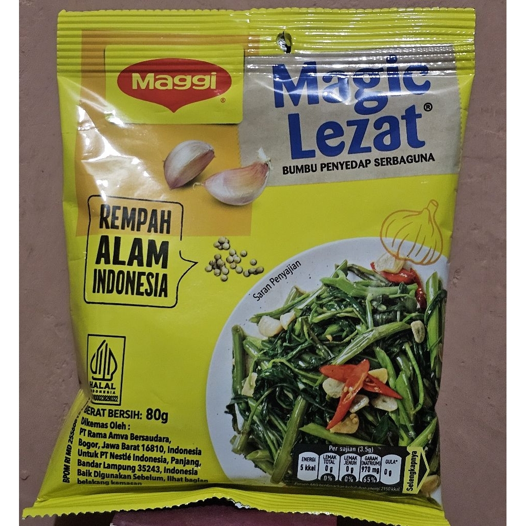 

Maggi Magic Lezat Bumbu Penyedap 80g