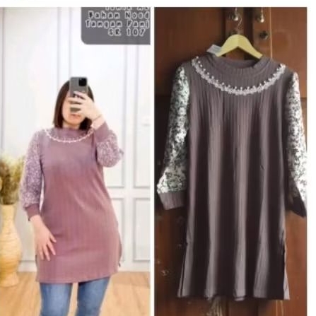 tunik kaos knit