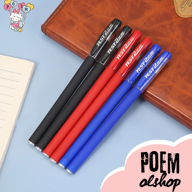 

PNG003 Pulpen Gel 0.5MM Pulpen Ujung Lancip Alat Tulis Sekolah Kantor Bolpoint Tinta Gel Cair