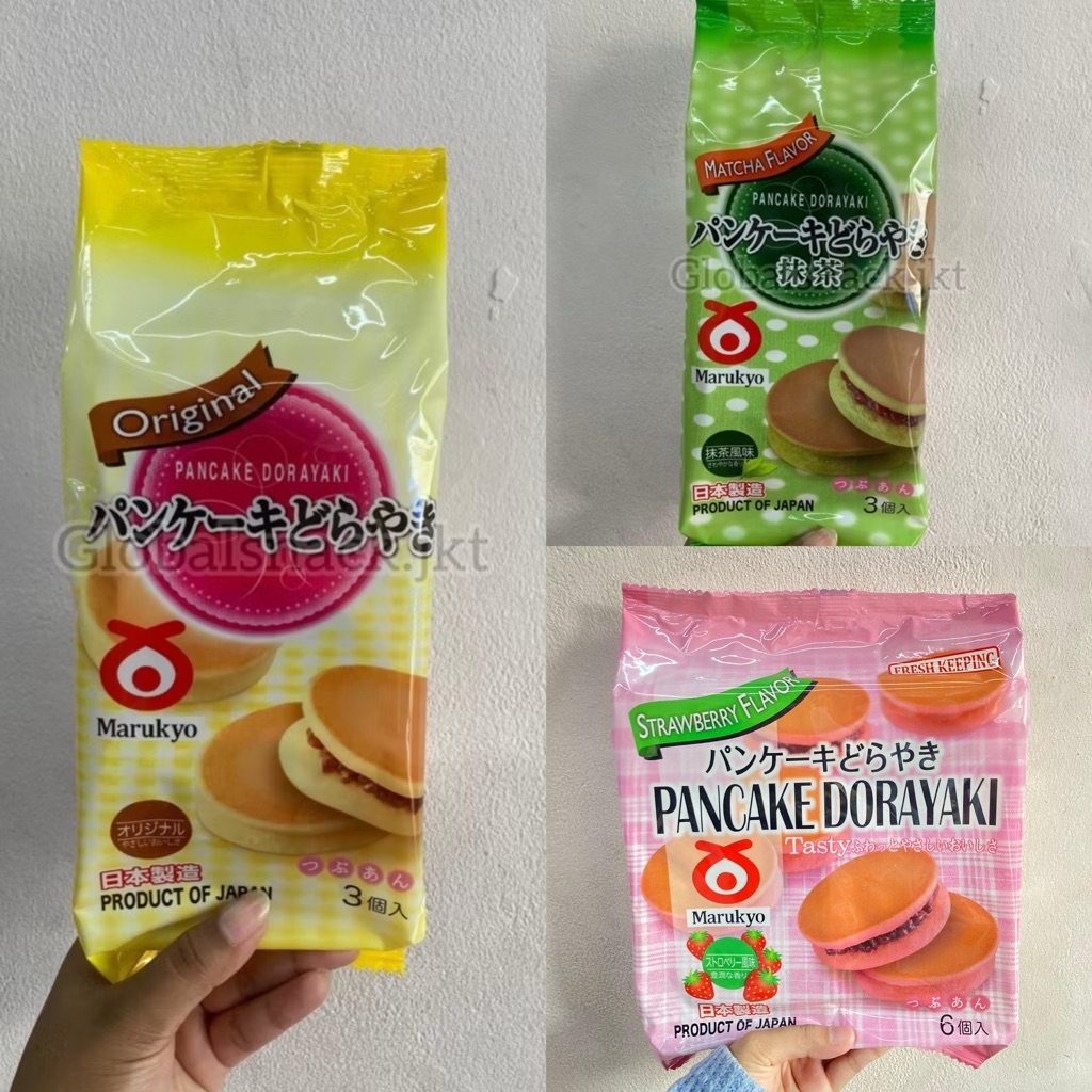 

MARUKYO PANCAKE DORAYAKI MATCHA / ⁠MARUKYO PANCAKE ORIGINAL