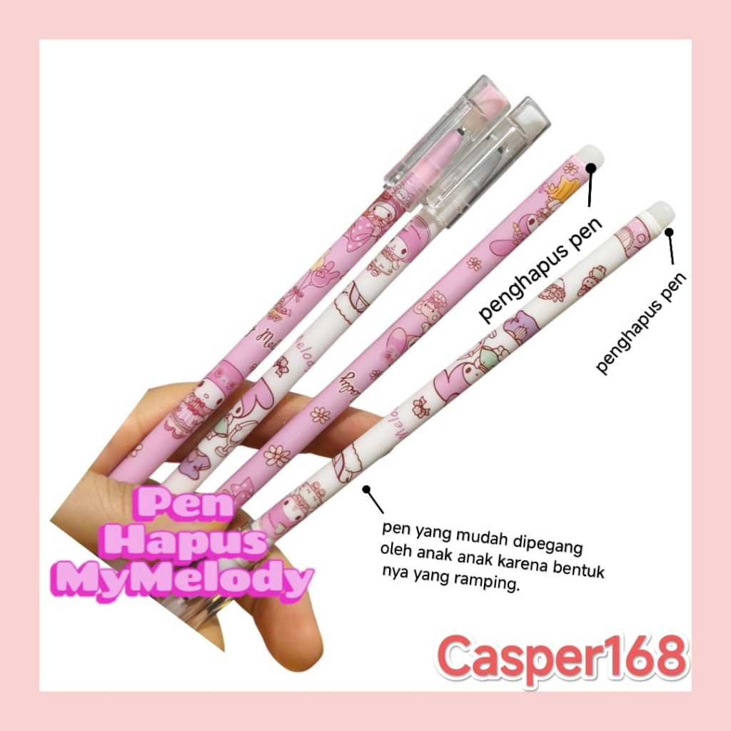 

PEN HAPUS FANCY MYMELODY - PEN GEL BISA HAPUS - ERASABLE PEN