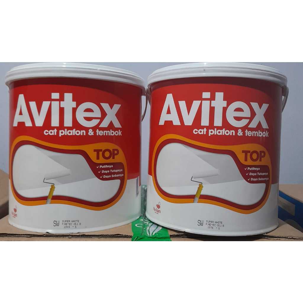 Cat Plafon dan Tembok Avitex Top Galon