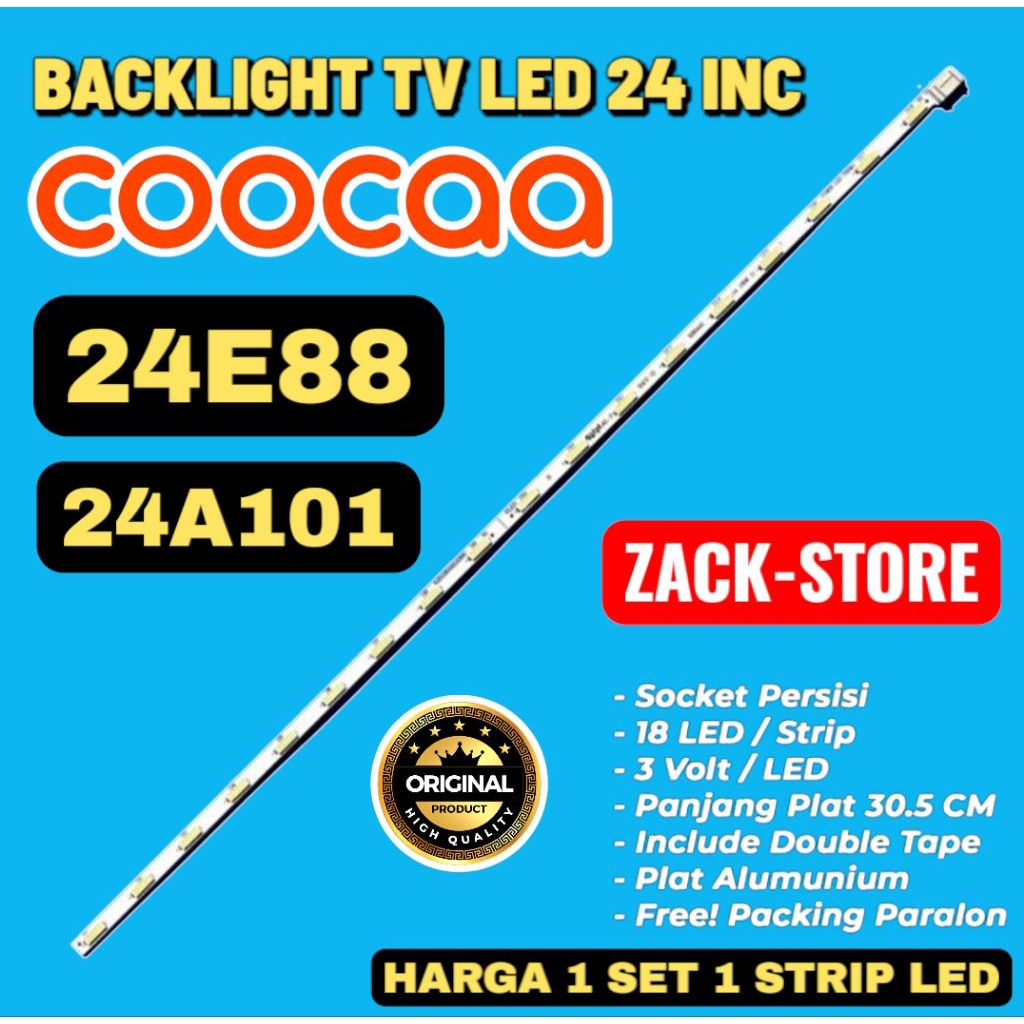BACKLIGHT TV COOCAA 24 INC 24E88 / BACKLIGHT TV MITO 24 INC 24A101