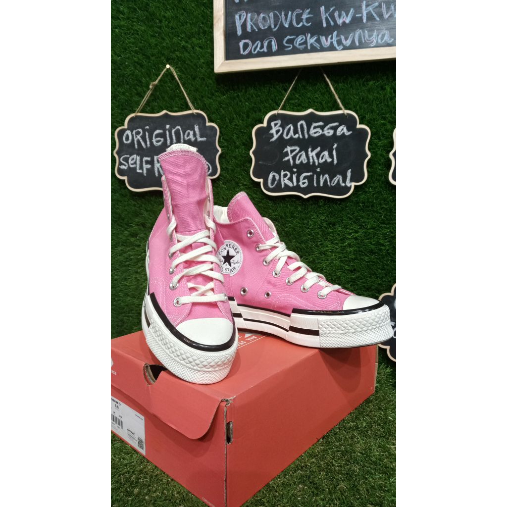 SEPATU CONVERSE CHUCK 70 PLUS HI OOPS PINK ORIGINAL A05466C BNIB