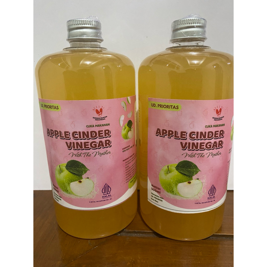 

cuka apel kemasan 500ml