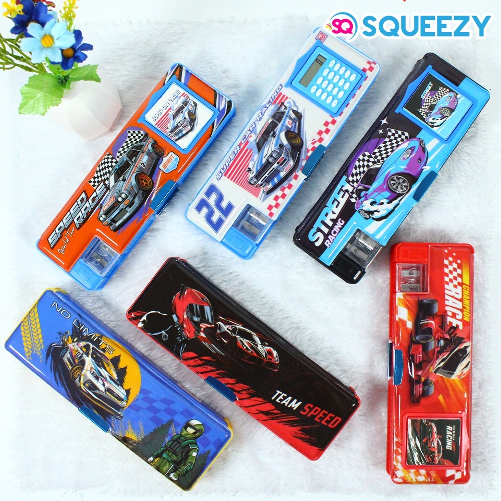 

Tempat Pensil Magnet Karakter + Kalkulator / Kotak Pensil PC-SQ7806