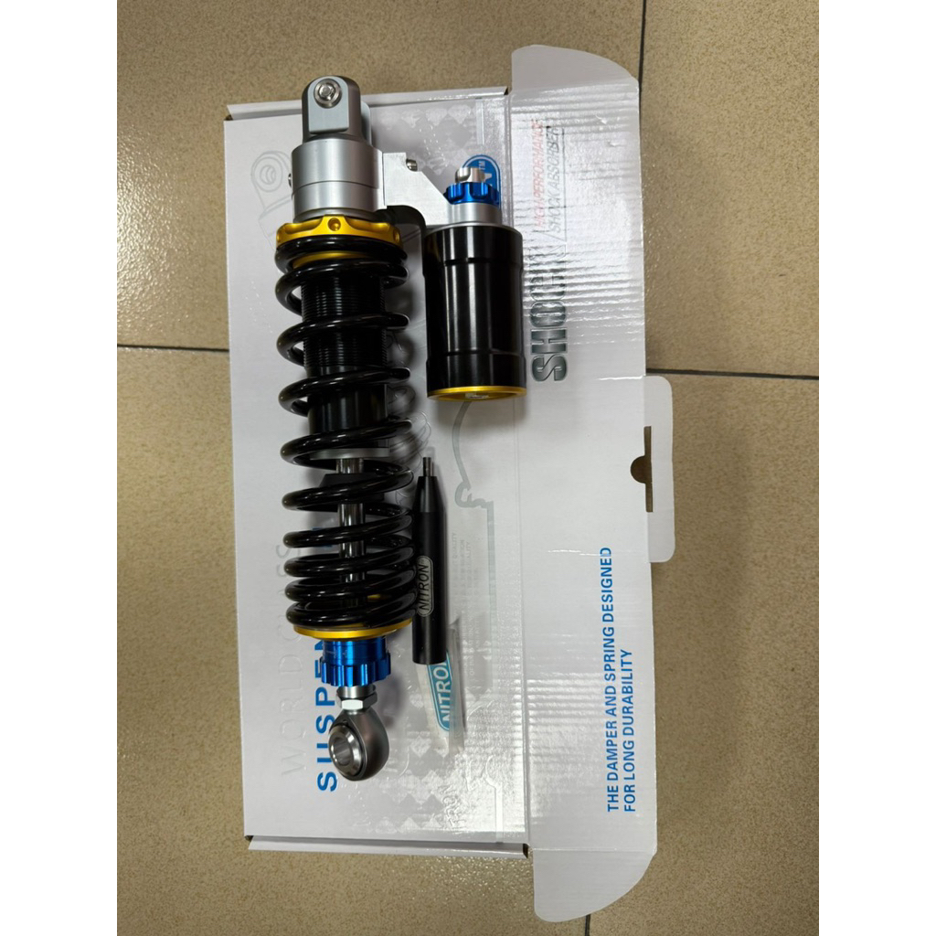 Shock nitron grade 330mm tabung bawah scoopy beat vario 125 150 Mio
