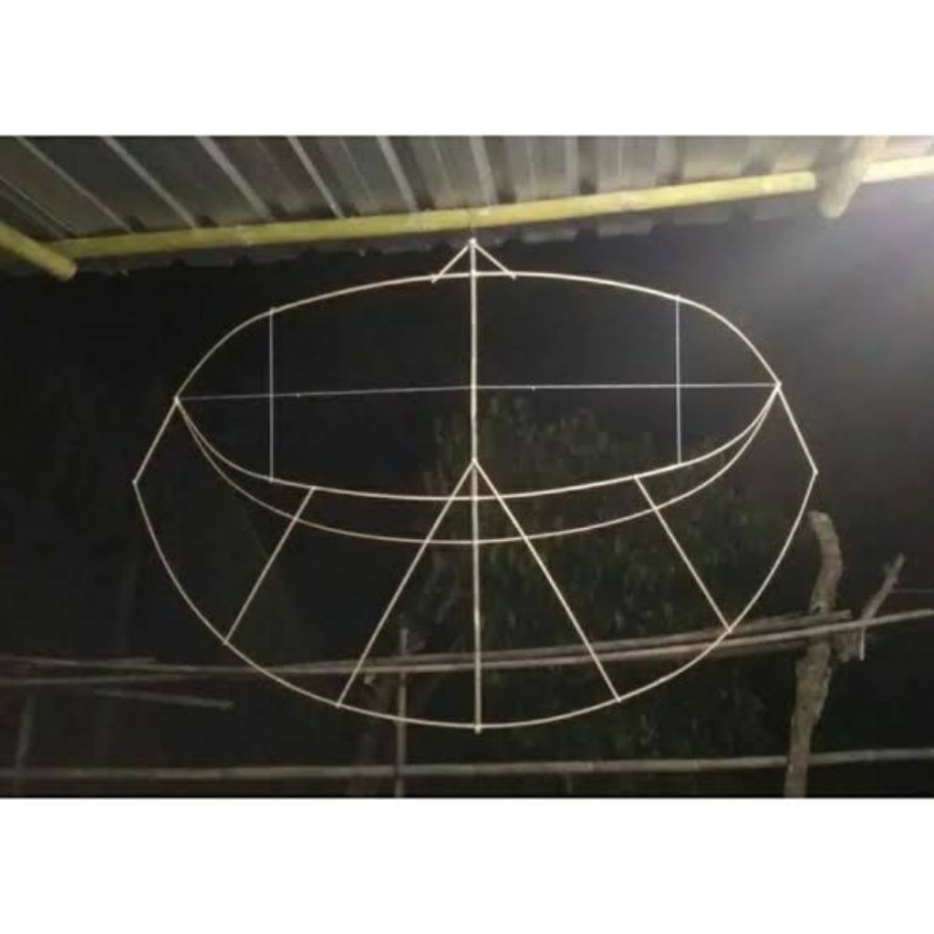 Kerangka Layangan Gapangan Bapangan Layangan Bambu Sendaren 60 cm