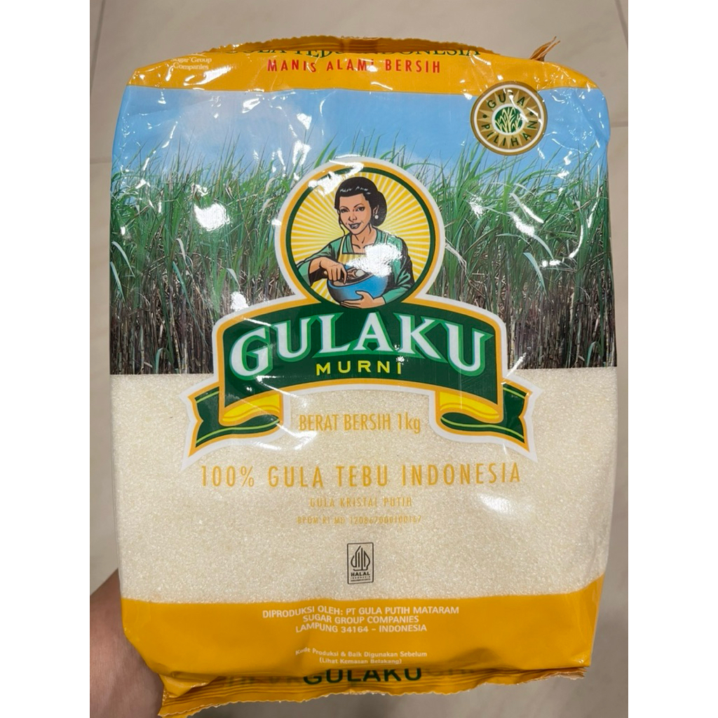 

Gulaku Murni gula tebu 100%