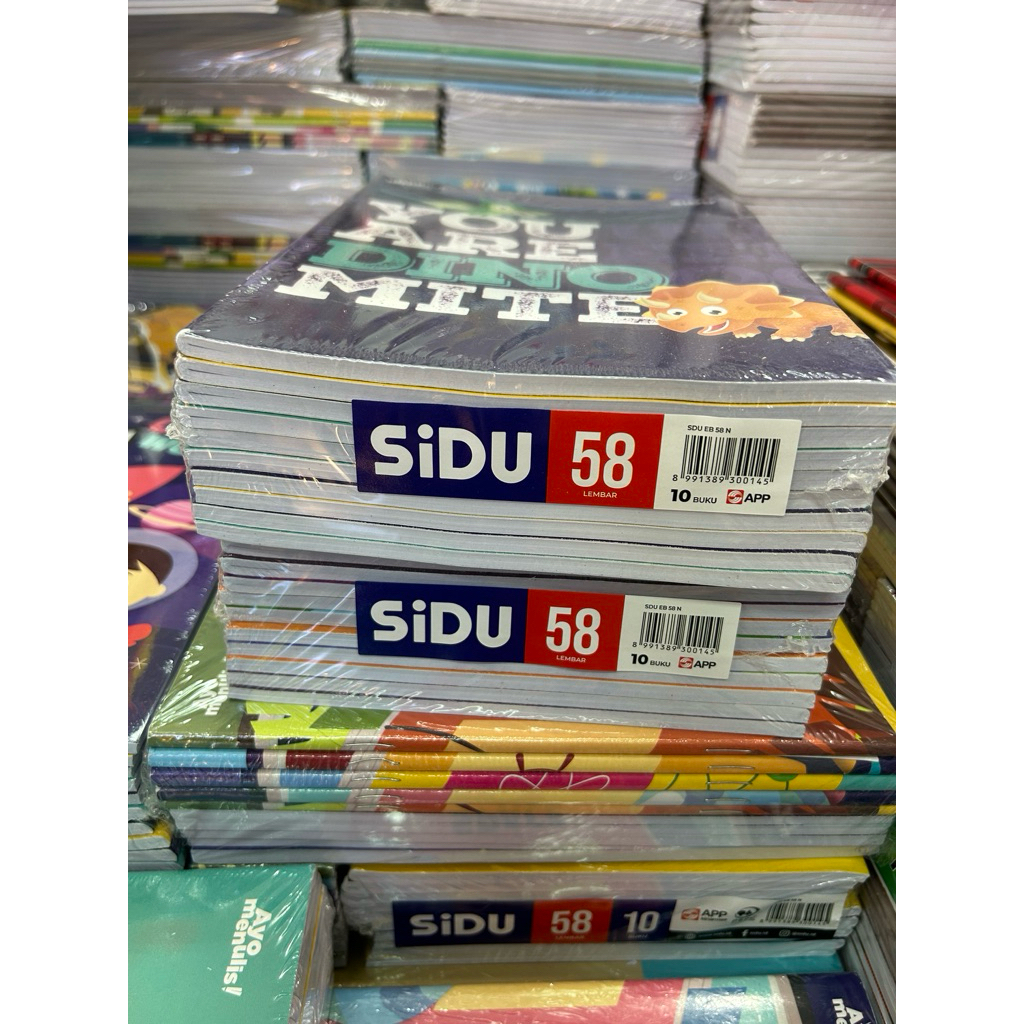 

1 Pak Buku Sidu 58 Lembar