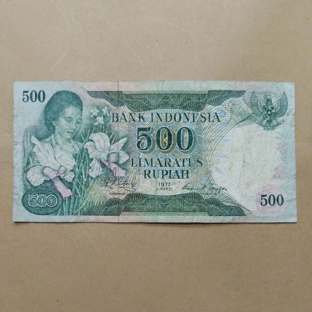 Uang Kuno 500 Rupiah Ibu Berkonde 1977