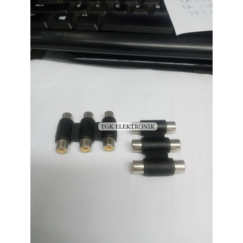 Triple RCA Jack Adapter