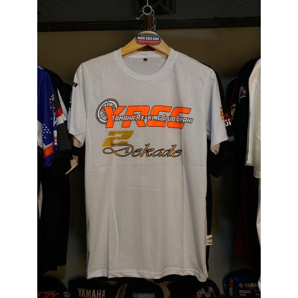 T-SHIRT 2 DEKADE YRCC YAMAHA RXKING CLUB CIMAHI