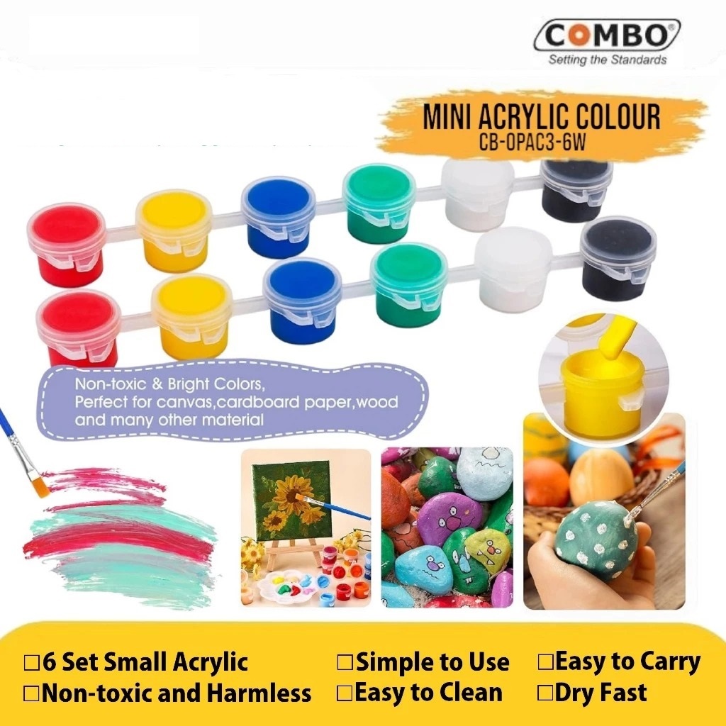 

Cat Akrilik dan Kuas Set/Cat lukis Set Murah