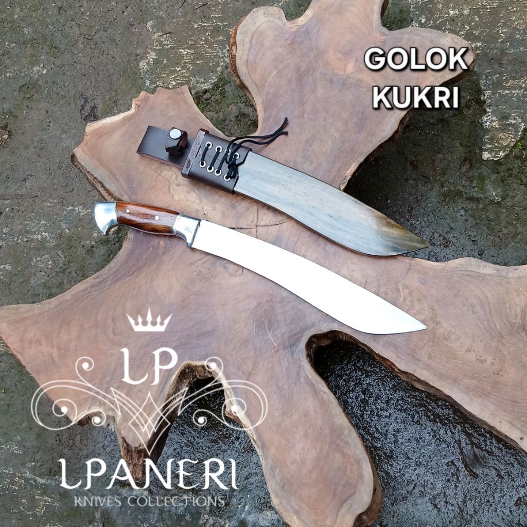 [Baja per tempa sepuh asli] Kukri golok kebun tani  LPANERI.