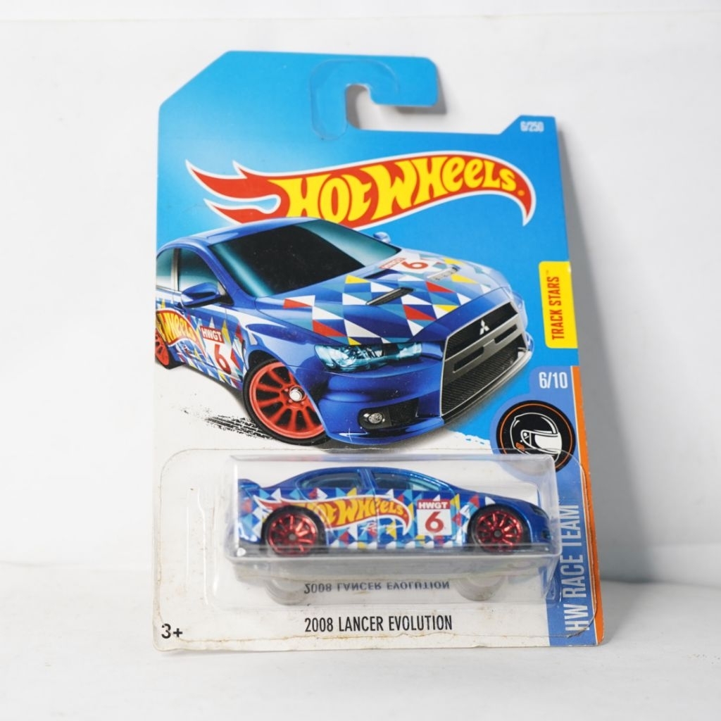 hotwheels 1/64 diecast Mitsubishi Lancer Evo X free protector card