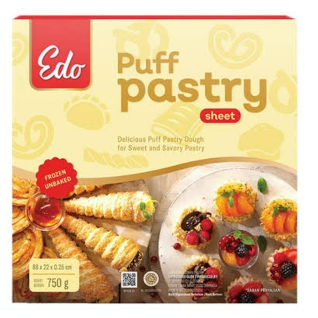 

Marfel Bahan Kue - Edo Puff Pastry