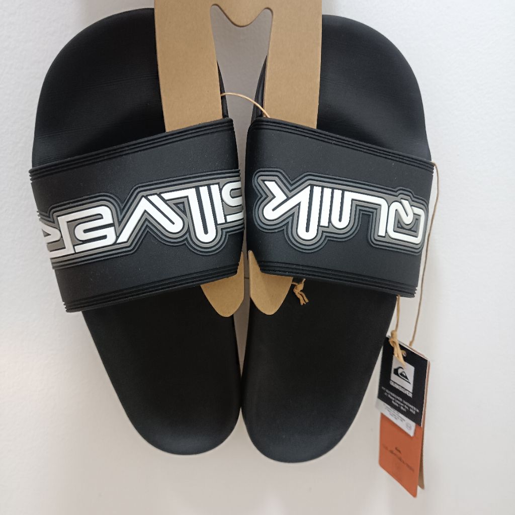 Sandal slide pria Quiksilver Rivi wordmark ll slide