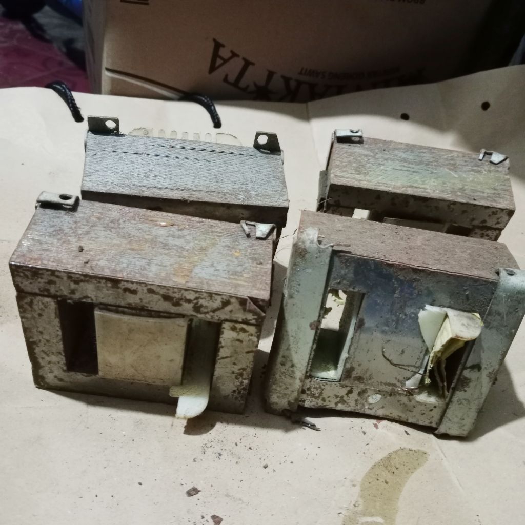 lot 4pcs kern bekas ups, keren model paten las ukuran 9,6x 8x4cm