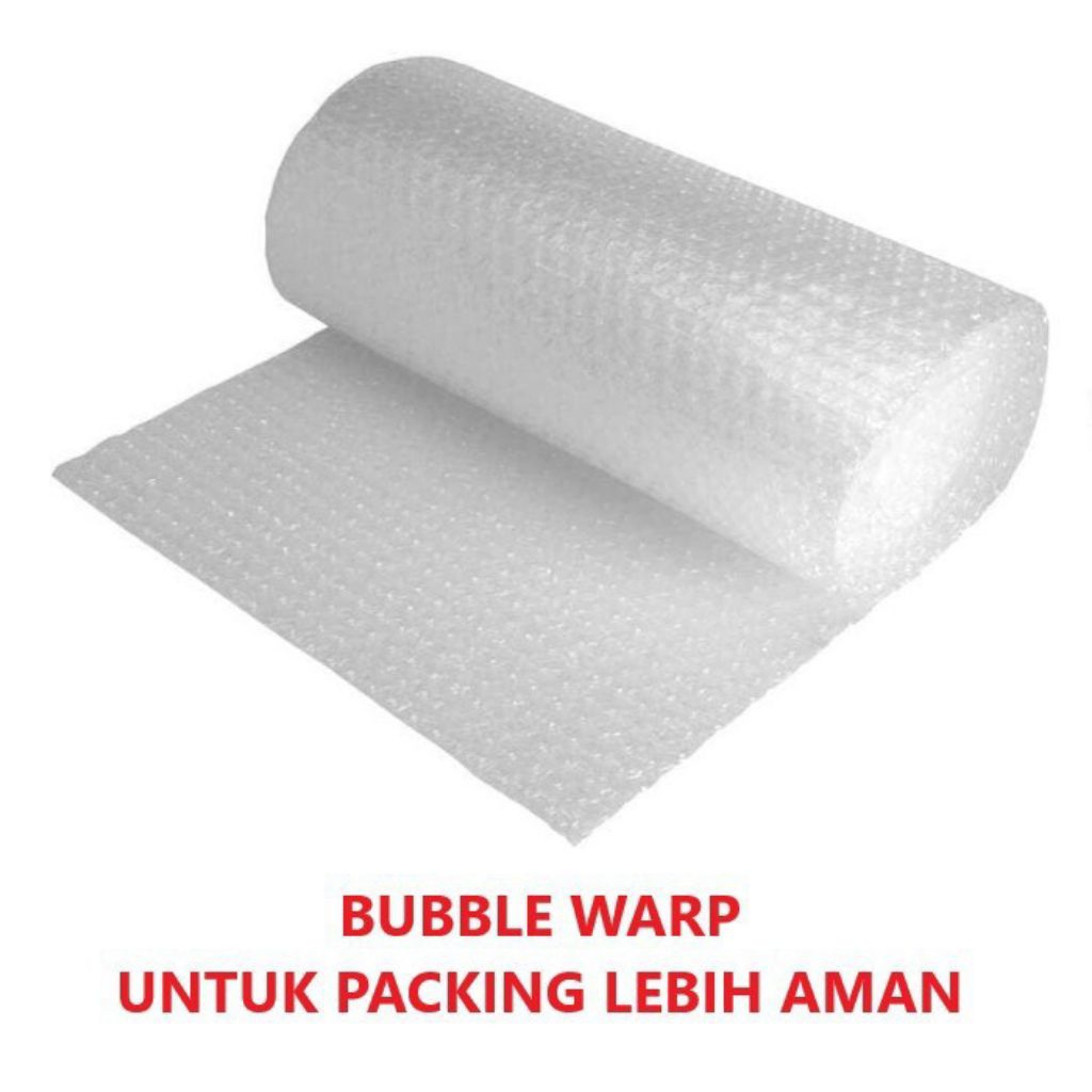 

EXTRA BUBLEWRAP UNTUK 1 ITEM / 1 BARANG SAJA MISAL SPAKBOR / BATOK SATU pcs SAJA BUBLE WRAP BUBEL BABEL WREP WRAP AGAR AMAN