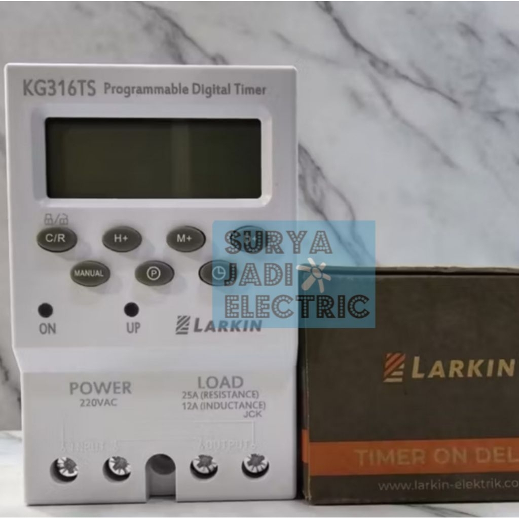 Time Switch Digital Larkin KG-316TS 220V / Timer Digital Switch Time / Time Switch Digital Larkin KG
