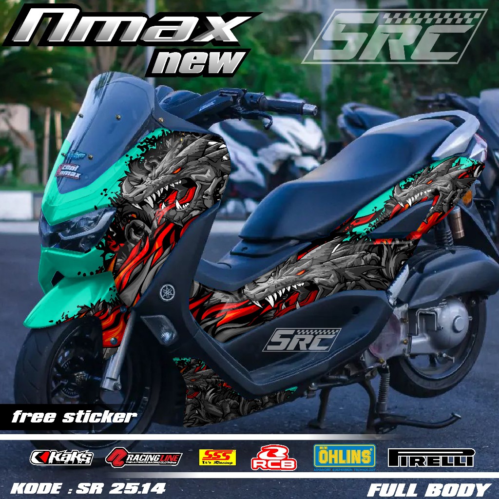 COD Decal Sticker Full Body All New Nmax Tahun 2020 2021 2022 2023 2024 Sticker Full Body Nmax New M