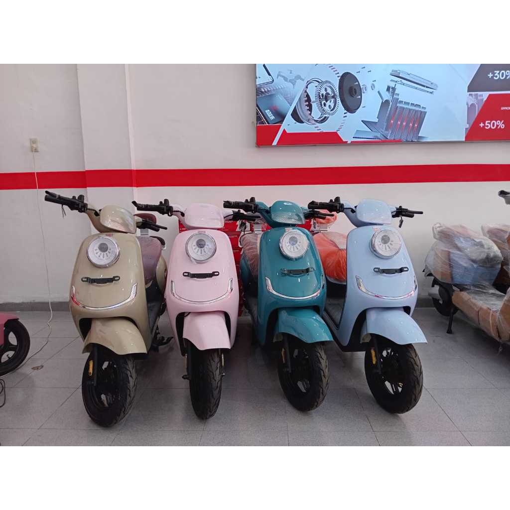 Motor Listrik Retro Klasik UWinfly T80 On The Road