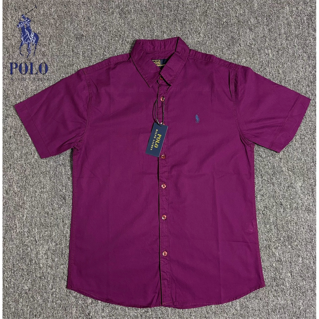 Kemeja Polo Ralph Lauren Kemeja Pria Lengan pendek