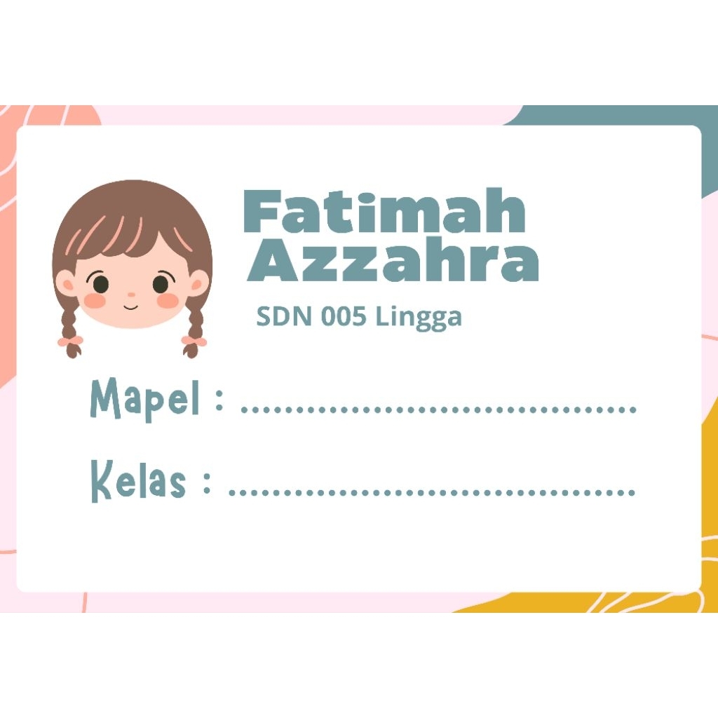 

Stiker Mapel Custom Nama Anak – Lucu & Edukatif