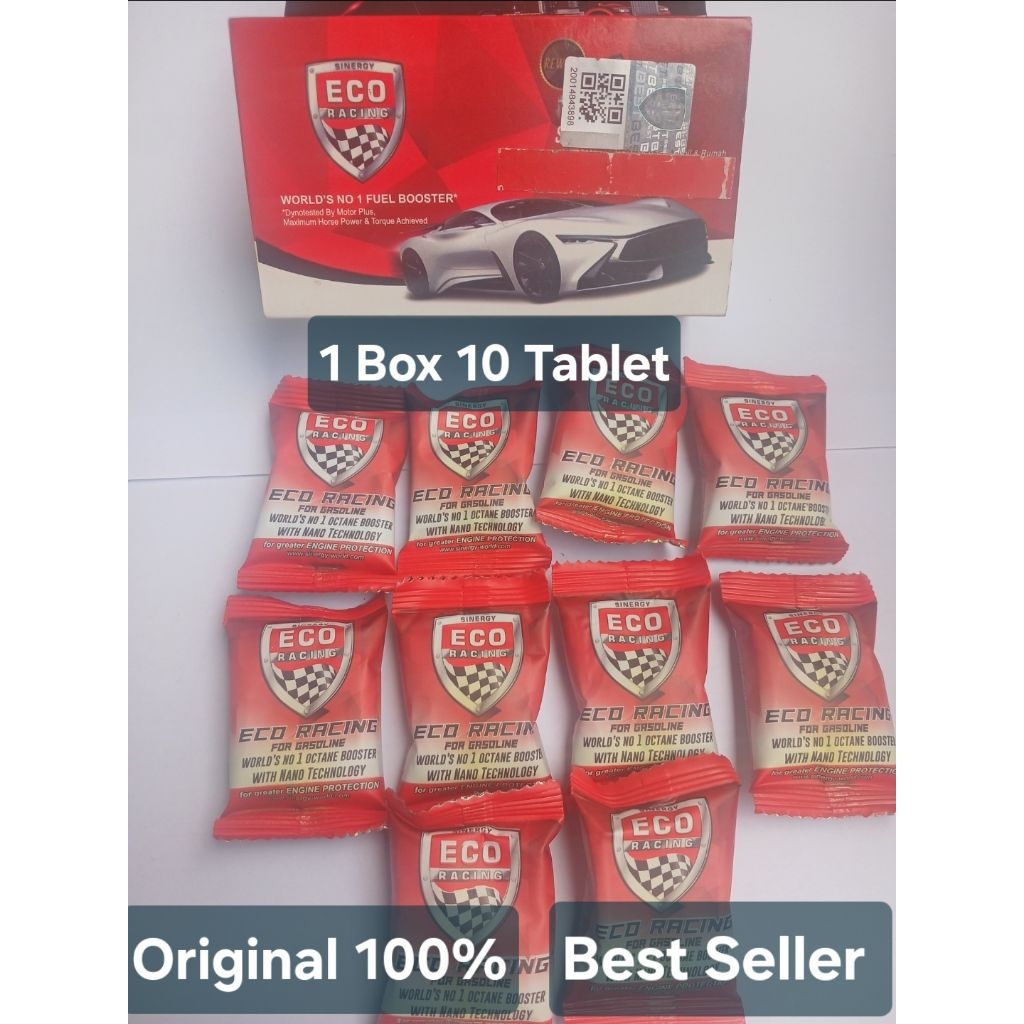 Original - Eco Racing Bensin Penghemat Bahan Bakar Mobil Naikan Oktan Tarikan Enteng Ramah Lingkunga
